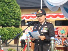 Polres Lampung Timur Gelar Upacara Peringatan Hari Bhayangkara Ke-80