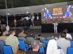 UMKM Raup Berkah dari Nobar Piala Dunia, Bupati Egi: Gema HELAU Gerakkan Ekonomi Rakyat dan Perkuat Gotong Royong
