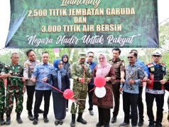 Jembatan Garuda Way Sulan Buka Jalan Harapan Warga, Dedikasi Kodim 0421/LS Perkuat Akses dan Gerakkan Ekonomi