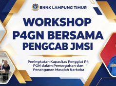 JMSI Pengcab Lampung Timur siap Berkolaborasi Bersama BNNK,Pencegahan Narkotika di Lingkungan Sekolah dan Masyarakat